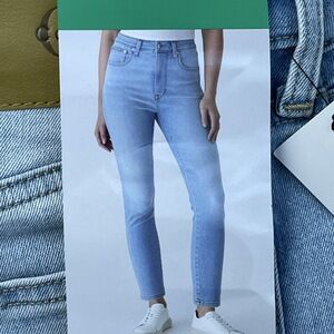 Calvin Klein Women's 12/31 High Rise Skinny Robins Egg e0344